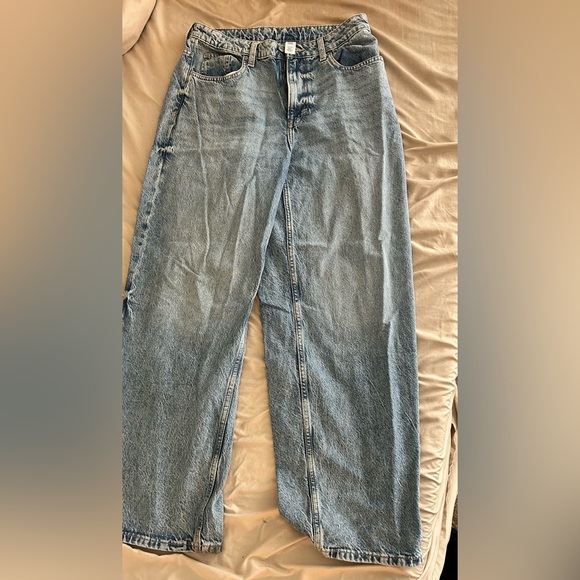 H&M Denim - H&M Light Blue Baggy Jeans
